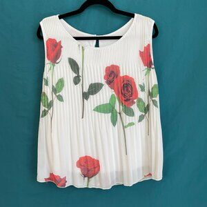 Italian Rose Floral Top